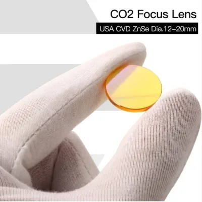 CVD ZNSE CO2 Laser Engraving Cutter OEM 40W-200W 22mm Diameter 5" FL 99% Transmittance Anti-Reflective Coating