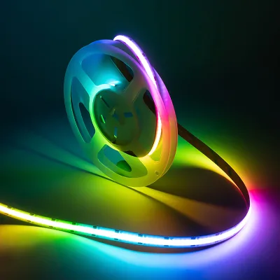 COB Strip Light RGBIC RGBW LED Tape 12v 24v APP Control COB LED Strip Light for Home Room Decor