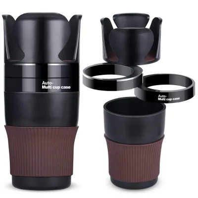Multi Function 360 Degree Rotation Adjustable 5 in 1Cup Holder for Car
