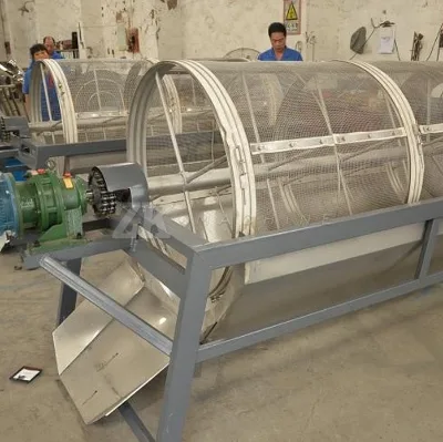 Small Recycling Mobile Fine Waste Sorting Compost Compost Trommel Screen Machine Coal Washing Construction