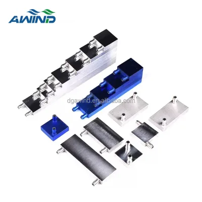 Awind Waterblock Aluminum Water Cooling Block Rub Cpu Small Blue Anod Cooling Cold Platewater Block Intel 1700