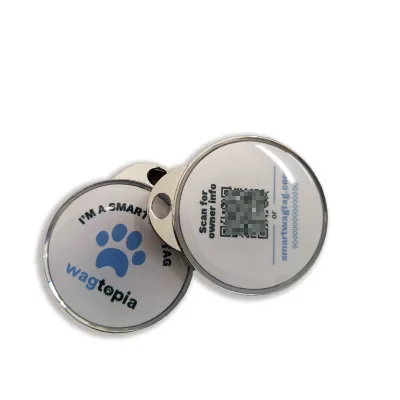 Customized NFC Dog Tag with Unique QR Code Different ID Id Tracking Tag