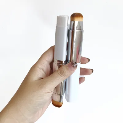 OEM Vegan Foundation Stick Lightweight Quick-Application Formula with Built-in Brush Head Specially Formulated for Oily Skin