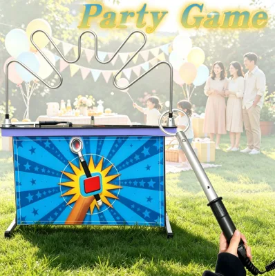 FCC CE Professional Hot Sales Funny Frontline Impact Challenge Props Buzzer Wire for Carnivals Rental