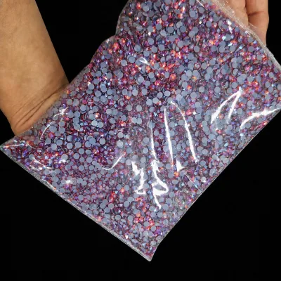 Hotfix Crystal Rhinestones Bulk Glass AB Color SS6 SS8 SS10 SS12 for Garment Dress Heat Press OEM Factory Wholesale Custom Logo