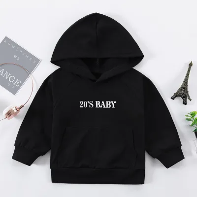 Manufacturer Wholesale Solid Color Cotton Long Sleeve Sweatshirt for Baby Toddler Boys Hoodies and Spring Summer Clothes