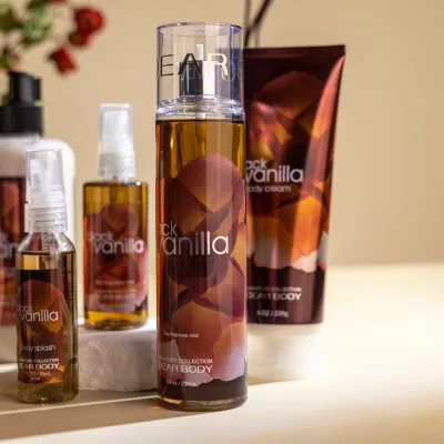 Joyful Black Vanilla Fragrance Mist, Happy Body Spray for Daily Enjoyment
