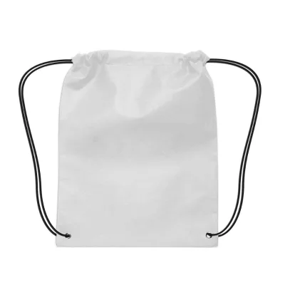 Cheap Custom Small pp Pe Non-woven Recycle Children Backpack Drawstring Pouch Out Bag White Laundry Non Woven Draw String Bag