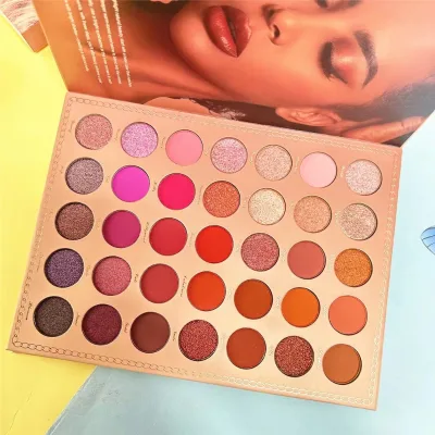 New Design Persistent Coloring Glitter Matte Multi-function Eye Shadow Palette