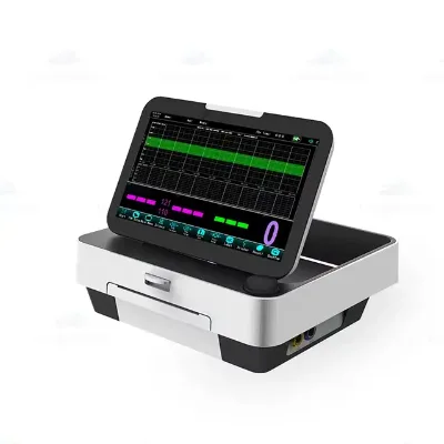 Electric Cardiotocography (CTG) FHR Monitor Doppler Printer HUIYI F10 Model Hospital Home Use CE Certified Metal Plastic