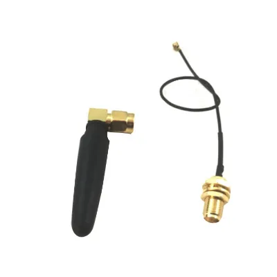 2.4G 5G 5.8G Dual-band Glue Stick WiFi Antenna for Male Connector Brass Material 3dBi Gain-External Small Chili Pepper Sky Cable
