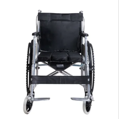 The Thickened Steel Tube Can Be Folded With a Portable Wheelchair for the Elderly and Disabled