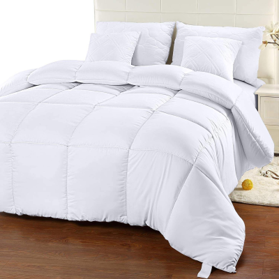 Microfiber Down Alternative All Season Comforter-Hypoallergenic Polyester Fill Duvet