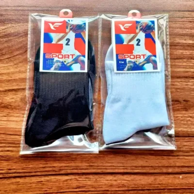 Wholesale Fashionable Crew Knee Socks Casual Logo Pattern for Spring Season Athletic Usage Customized Cuff Logo