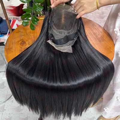 High Quality Virgin Hair Full Lace Wig Hand Tied 100% Human Wholesale Virgin Hair Vendors Straight Transparent Full Lace Hd