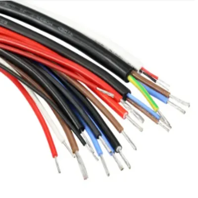 1007 Silicone Cable with Standard Wire Electroplated Tinned Copper Stranded Conductor Electrical Wires