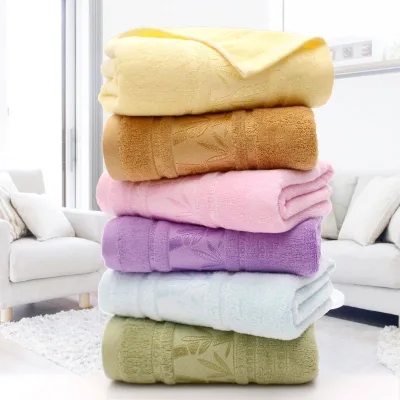 Custom Design 500gsm Premium Terry New Born extra Large Shower 100% Bamboo Fiber Baby Bath Towel 60x120 Luxury Big Size