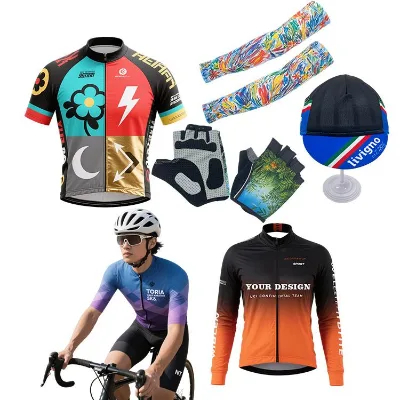 Custom Cycling Suit Short Sleeve Jersey Factory Price Promotional Cycling Jersey Set Poland