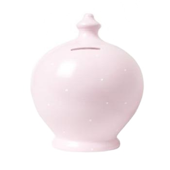 Custom Factory Direct Money Bank Terramundi Money Bank Ceramic pink Saving Bank Coin Banks