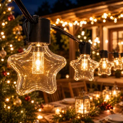 UV Resistant Christmas Outdoor String Lights with Garden String Lights Waterproof String Lights and Smart String Lights