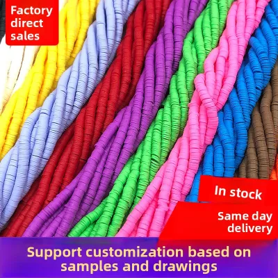 BELLEWORLD 6mm Colored Stone Disc Spacer Beads Bohemian Loose Beads for Bracelet Necklace Jewelry Making