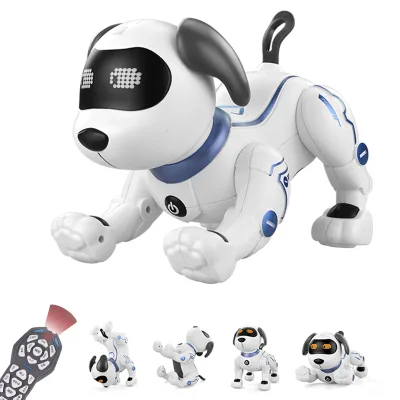 Remote Control Interactive Dog Toy Electric Programming Stunt Smart Animals Dancing Wholesale Robot Dog Simulate Intelligent Pet