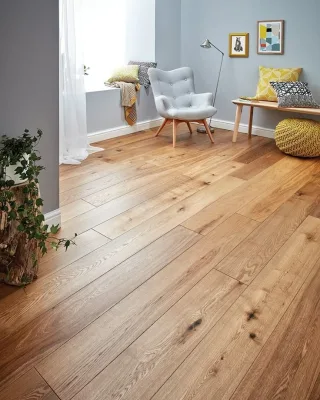 Apolloxy RoHS Three-layer Handscaped Grade ABC Water-resistant Click 18mm Light Oak Engineered Wood Flooring for Clubhouse
