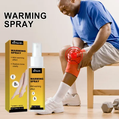 OEM Ximonth Mild Warming Bone Therapy Spray Lumbar Knees Back Pain Muscle Stiff Shoulder Health Care Pain Relief Spray