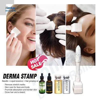 Medical Grade Derma Stamp With 140 Adjustable Needles 0.5mm Length Good Quality Skin Rejuvenation for Body Wrinkle Remover