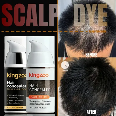 Natural Waterproof Long-lasting Scalp Concealer Cream Hairline Shadow Pigment Covering Gray Scalp Dye Cream
