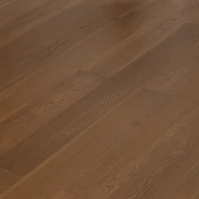 EN13501 Multilayer Light Walnut Grade AB Comfortable T&G 14mm Hardwood Engineered Oak Wood Flooring in Restaurant