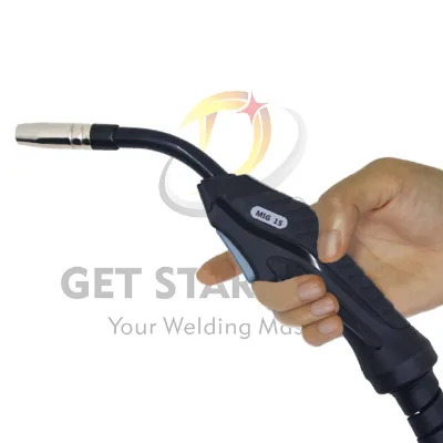 15AK Welding Gun Replacement Parts 3M 4M 5M Get Star Weld Gas Air Cooled Cheap Welding Torch