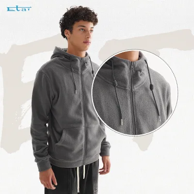 Men's Hoodies Manufacture 320gsm Plus Size Fleece French Terry Fashion High Quality Oversized Streetwear Screen Printing Hoodie