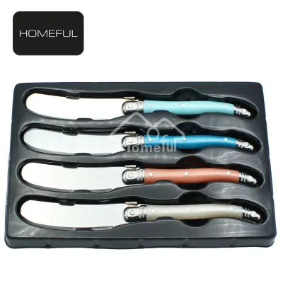 Hot Selling Stainless Steel Cheese Knife Set Cutlery Tools with Gift Box for Cheese Usage