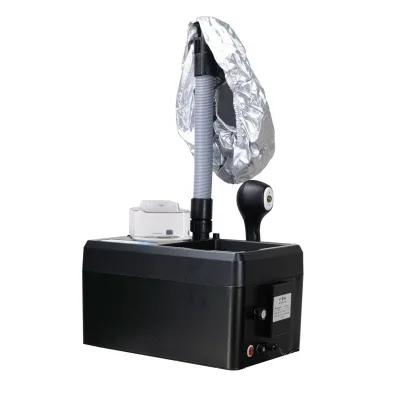 T New 2 in 1 Salon Use Micromist Soft Cap Home Use Professional Hair SPA Nano Mist Machine Table Portable Hair Steamer