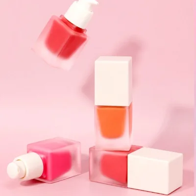 Custom Hot Selling Natural Liquid Blush Face Makeup Long Lasting Waterproof High Pigment Liquid Blush