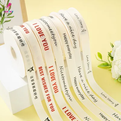 Ribbed Grosgrain Ribbon Satin Ribbon for Birthday Cake, Gift Box Wrapping, Flower Bouquet Decoration