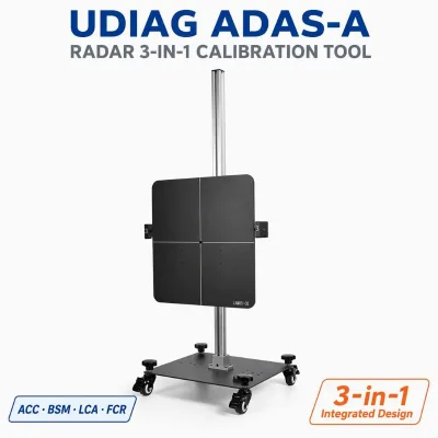 UDIAG ADAS-A 3-in-1 ADAS Calibration Tool Radar Camera ACC BSM LDW Calibration Frame System Kit for Auto Body Shop Workshop