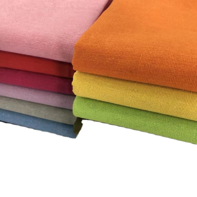 Factory Wholesale Linen Cloth Cotton Linen Tablecloth Curtain Photo Background Fabric Sofa Fabric Handmade Fabric Cloth for DIY