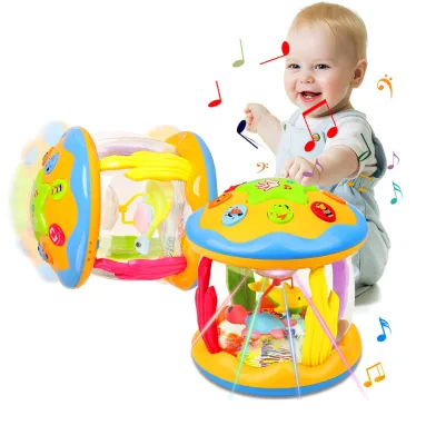 Jinming 6 to 12 Months Baby Toys Musical Ocean Rotating Toys Light up Infant Rotating Projector Baby Gift