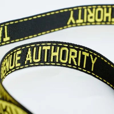 Promotional Polyester Wristband Events Holiday Braided Wristband with Accessories