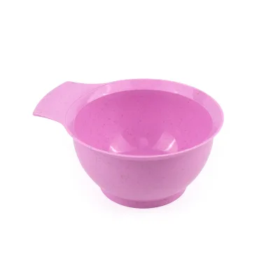 Customization Mixing Barber Hair Tinting Bowl Reusable Anti-Slip Handle Teeth Design Wholesale Salon Accessories Coloring Bowl