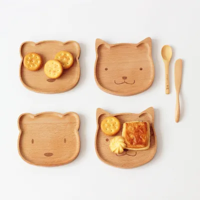 Animal Shaped Wood Tray Custom for Kids