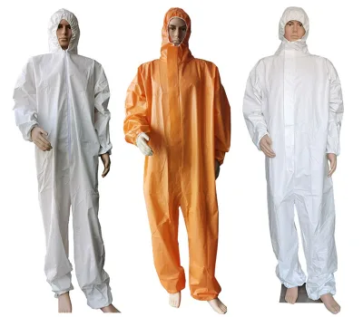 SF 65GSM Protection Paint Spray Suits Disposable Coverall Safety Work Overalls