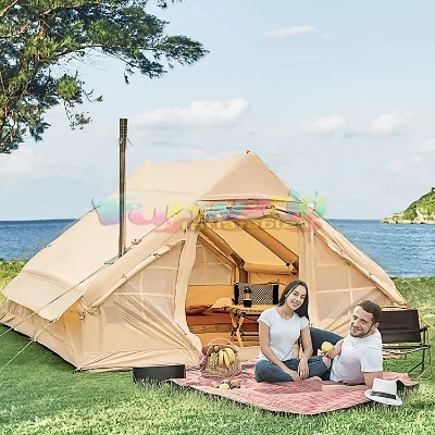 Camping supplies inflatable tent house waterproof other tent custom size price per sqm winter travel inflatable camping tent