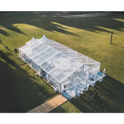 Clear Span Heavy Duty Aluminum Alloy Structure PVC Wedding Tent