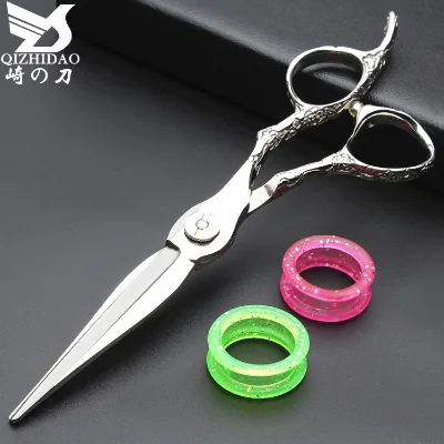 Beauty Hairdressing Product Carved Handle Scissors for Barbershop