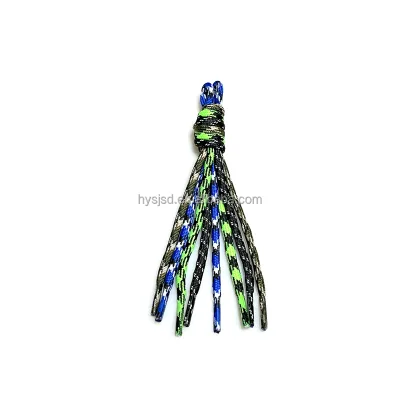 Custom Sustainable Braided 550 Paracord Keychain for Camping Hiking Backpacking