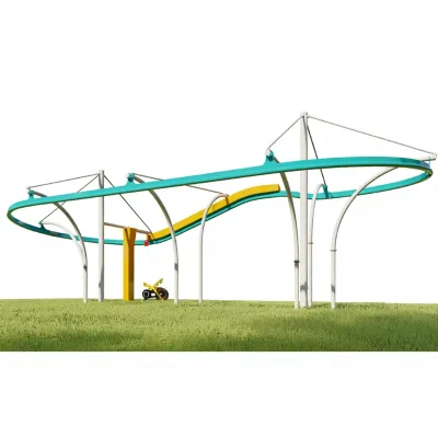 Amusement Park Fun Ride Nonelectric Mini Suspending Roller coaster for Kids