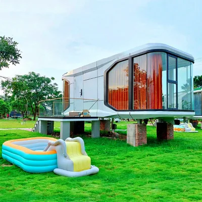 Capsule Cabin Homestay Prefab House Design for Tourist Resort Prefabricated Home Guose